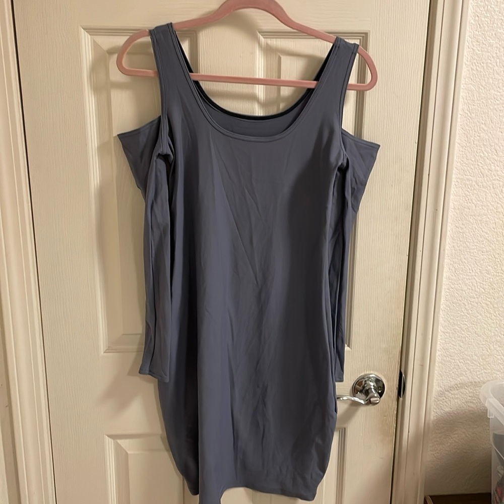 Blackmilk Cold Shoulder Mini Dress in XL